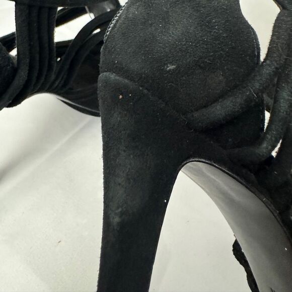 Tory Burch Sigourney Cage Heels Black - Picture 10 of 11